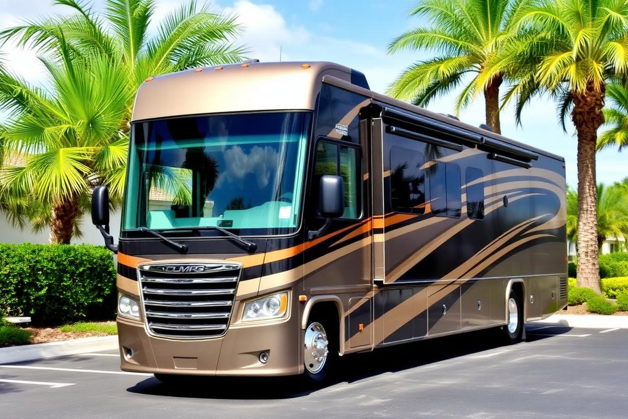 Used diesel motorhome for auction on RVBID